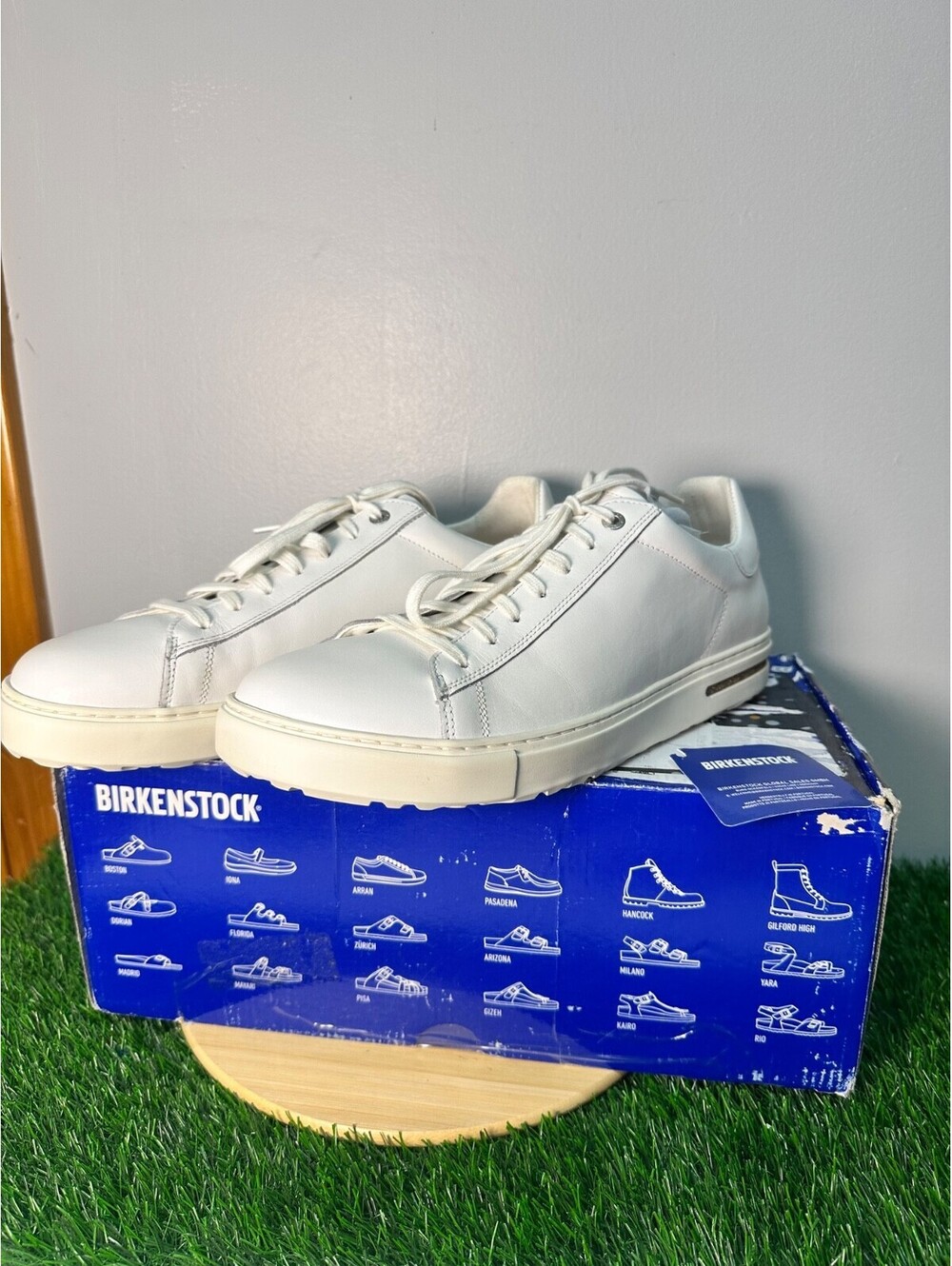Men's Birkenstock Bend Low White Regular - Size 10M Tried On